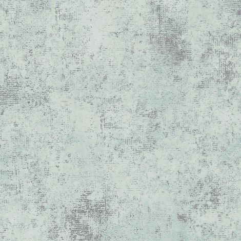 Plaster look wallpaper wall Profhome 388327 non-woven wallpaper slightly textured in concrete look and metallic highlights blue silver grey 5.33 m2 (1/5)