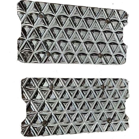Pedane di ricambio 12 cm per staffe di sicurezza Tattini in lega di alluminio