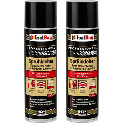 Adesivo spray per tappezzeria IsolBau 2 x 500 ml (1/5)