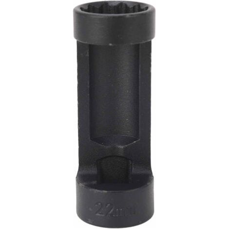 Douille pour écrou de jambe de force haute résistance efficace 12 points 81 mm Outil de démontage de jambe de force de suspension universel pour voitures 22 mm/0,9 po (1/5)