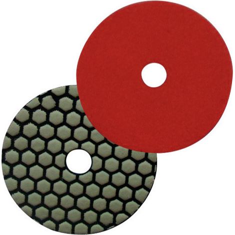 Diamwood – Pad de polissage diamanté 100 mm – Grain 100 – Pour granit, marbre, pierre naturelle – Utilisation à sec – Haute qualité allemande (1/3)