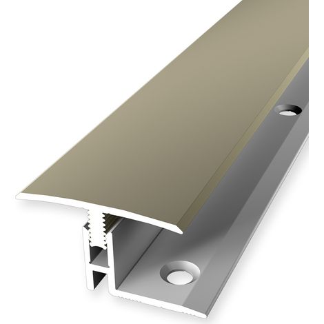 PROVISTON Übergangsprofil Parkettausgleich Breite: 31.5 mm Höhenausgleich: 12 - 17 mm Länge: 1000 mm Aluminiumprofil Sand 1 Stück (1/5)