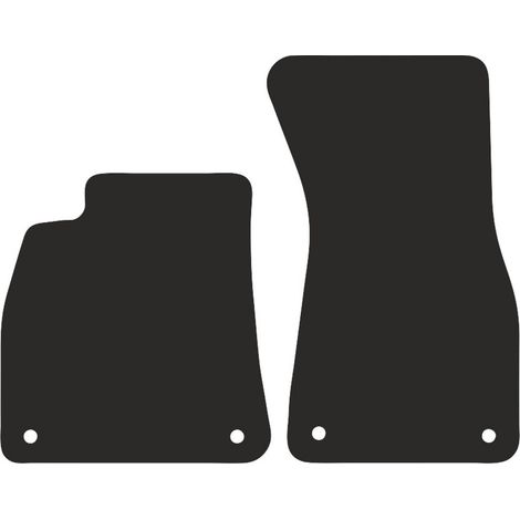 Tapis de sol avant basiques en velours pour : Audi A7 C8 sportback (2018-) (1/2)