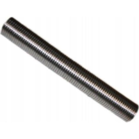 Tubo flessibile spiroflex alluminio 130 mm 1 metro