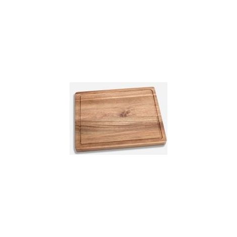 Beefer  Tabla  de  cortar  multifunción  XL  de  madera  de  acacia  aceitada  indestructible  y  acero  inoxidable  -  1260005 (1/5)
