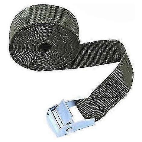 Sangle à cliquet de 300 cm, résistante à la corrosion, haute densité, résistance à la rupture de 90 kg, compatible avec les camions. (1/5)