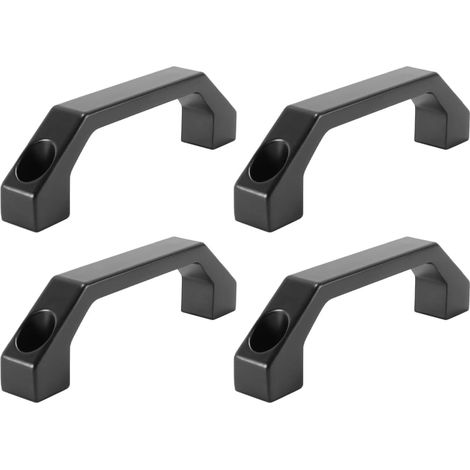 4 Poignées De Traction En Alliage D'aluminium, Entraxe 100 Mm, Filetage M6, Pour Armoire Industrielle (1/5)