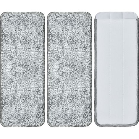 Lntyq 3 Stück Mikrofaser-Ersatzwischpads für B07TZ3SVV6, B0914N17YB, B0CGHNGMSX, B09M6Q3KGL, B09Q8W9XM4, B0CGHQ28DS, B08LGMRZS9, B0BR7NG441, B0CFXHY268, B0D862XJNG Besen und B0D86L59V9 (1/5)
