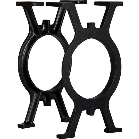 Bench Legs 2 pcs O-Frame Cast Iron vidaXL (1/5)