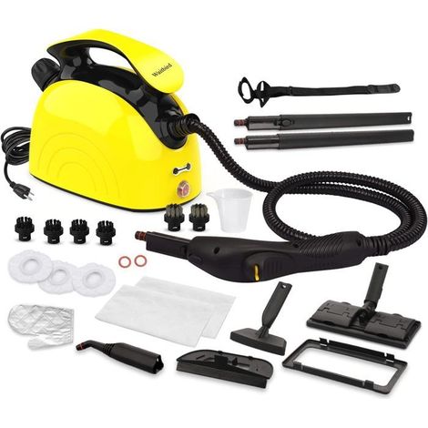 Nettoyeur vapeur - Waitbird - 1500 Watts - 21 accessoires - Nettoyage en profondeur - Désinfection efficace