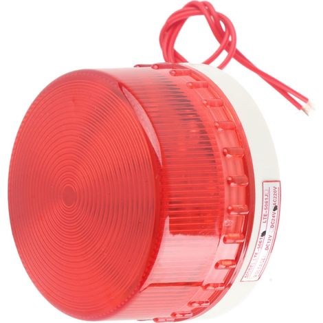 LTE-5061 Miniatur-Blitzleuchte, LED-Signalleuchte, Blinklicht, Anzeige, 220 V Wechselstrom (1/5)