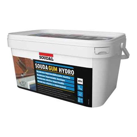 KIT RIPARAZIONE IMPERMEABILIZZANTE 'SOUDAGUM HYDRO KIT' SOUDAL 1 Kg - Col. Grigio - SOUDAL