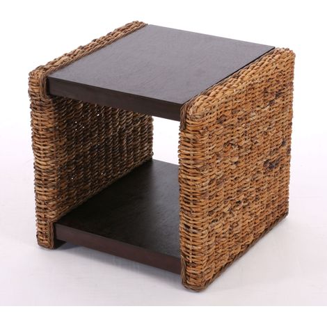 Tavolino comodino sgabello lucca intreccio rattan banana 040008506