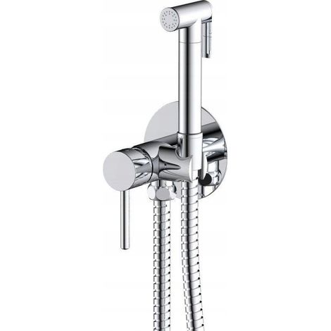 OMNIRES Y - Mitigeur de bidet encastré, avec douchette et corps d'encastrement, chrome SYSYBI2CR