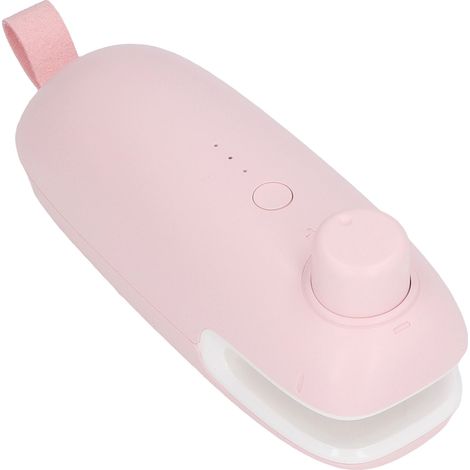 Scelleuse de sacs thermiques, chargeur USB, machine de découpe et de scellage, outil pour un meilleur rangement, rose (1/5)