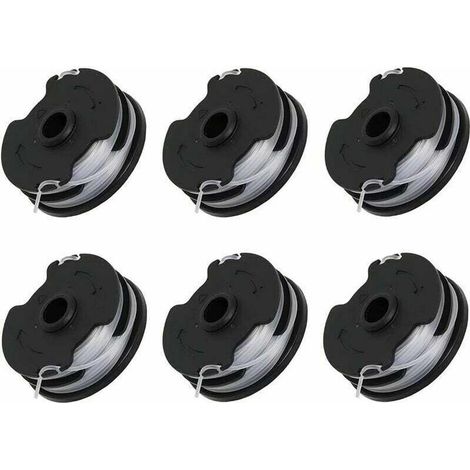 Lot de 6 bobines de rechange pour débroussailleuse sans fil Parkside PRTA 20-Li C3 IAN351753 (1/4)