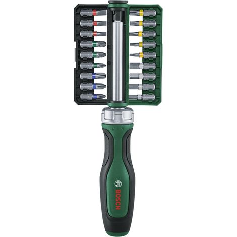 Bosch - Cacciavite a cricchetto, 18 punte 1600A02Z9A (1/5)