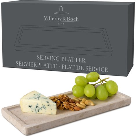 plat de service petit format beige, fait main, plateau rectangulaire petit format en pierre naturelle ton sable, assiette carrée pierre, vaisselle, travertin (1/5)