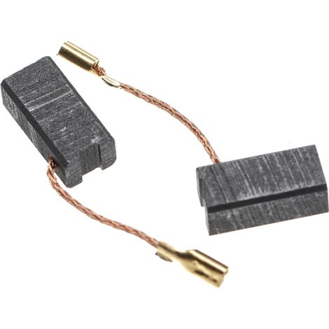 vhbw 2x balais charbon 16,3 x 8 x 6,2 mm remplace Metabo 20-016 pour outil électrique