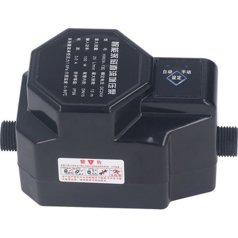 Surpresseur d'eau domestique 24 V, surpresseur automatique avec commande par bouton, 100 à 240 V, 100 W, prise européenne (1/5)