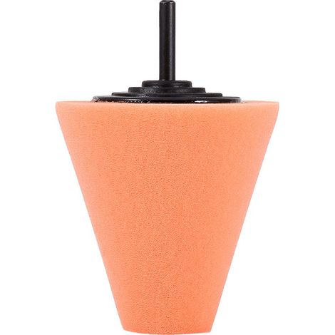 Embout de polissage conique en mousse pour jantes, tampon lustreur à monter sur perceuse, 1 pièce (1/5)