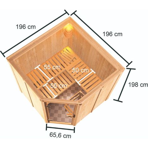 Kotka Eck, 9kW integr.Strg bronzierte Ganzglastür (1/4)