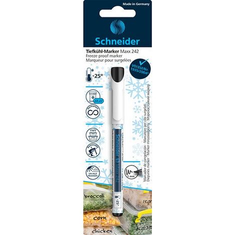Marqueur pour congélateur Schneider S-72421 Maxx 242 Noir (1/2)