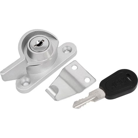1-3/4'' Lochabstand Zinklegierung linkshändiger Fensterflügelschloss Silbergrau (b3ea8d152e1cfe46b73 (1/5)