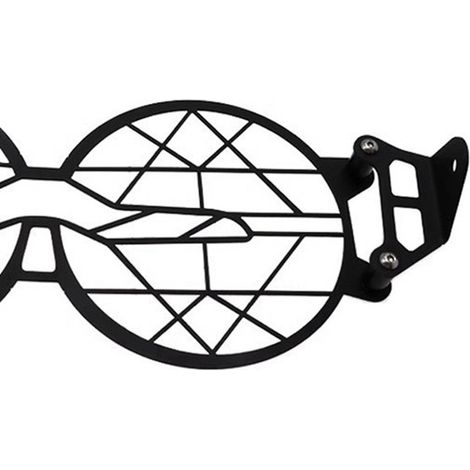 Adapté aux motos Guzzi V85 TT19-21, il s'agit d'une grille de protection de phare modifiée/filet de protection de phare. (1/4)
