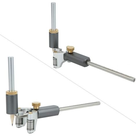 Markierlehre, 2-in-1-Holzmarkierlehre, verstellbare Präzisionsmarkierlehre, multifunktionales Markierwerkzeug (1/4)