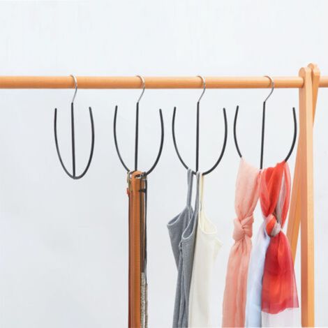 4-piece belt scarf hanger space-saving hanging organizer multi-purpose ties shoe rack gym bag organizer closet organization (1/5)