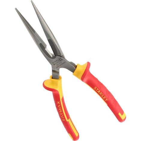 Stanley - Pince à bec long isolante, longueur : 20 cm 0-84-007