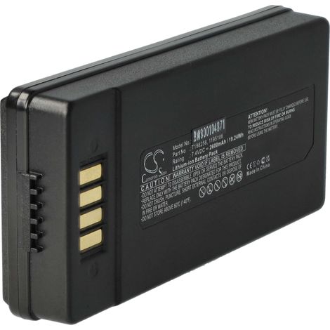 vhbw Akku kompatibel mit Flir ThermaCam E2, B2, E25, E30, E40, E45, E50, E65, EX320 Wärmebildkamera (2600mAh, 7,2V, Li-Ion)
