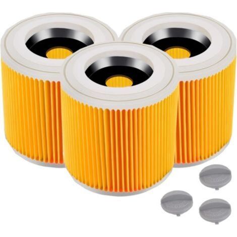 Patronenfilter für Kärcher Premium WD-Serie WD2 WD3 WD3P A2004 MV2 MV3 - Ersatzfilter für Kärcher Nass- und Trockensauger 6.414-552.0/64145520 (WD3-3P) (1/4)