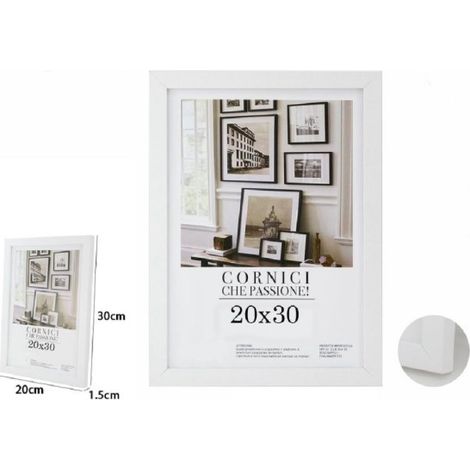 Trade Shop - Fotos De Fotos De Fotos Pinturas Tele Cartel Marco De Fotos 20 X 30 Cm Blanco 63149 -