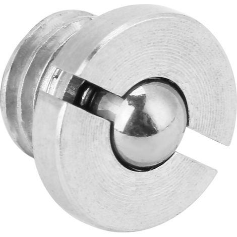Jeu de 5 poussoirs à bille filetés inox avec bride M5x5, ressorts à billes pour fixation (1/5)