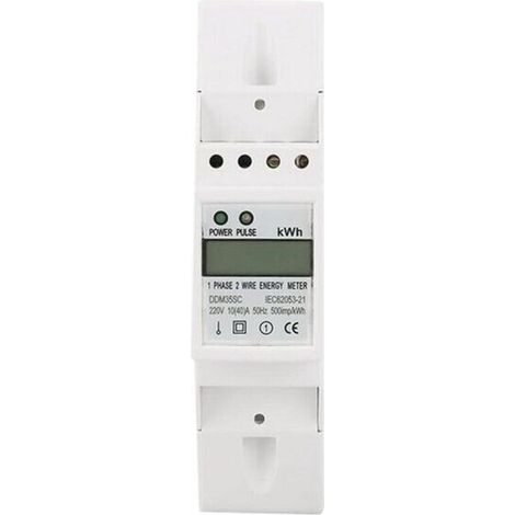 DD M35SC Monoblock Digital Energy Meter, LCD Railway Meter, Monoblock Single-Phase Electric Meter I304898 (1/5)