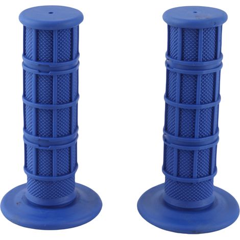 Decdeal 1 paire de poignées de guidon de moto universelles en Silicone, 22/25mm, 7/8 pouces, nouveau bleu (1/5)