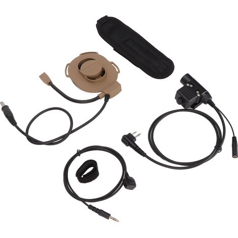 Écouteurs intra-auriculaires HD01 pour casque de moto, réglables, haute résistance et portables, avec bouton PTT, compatibles Motorola GP88 et GP300.