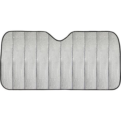 Parasole per parabrezza auto (140x70 cm) per berlina – Foglio di alluminio a doppia faccia con isolamento a 4 strati, protegge dal calore e dai raggi UV, con ventose (1/3)