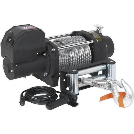 Sealey Premier Industrial Recovery Winch 8180kg (18000lb) Line Pull 12V RW8180 (1/5)