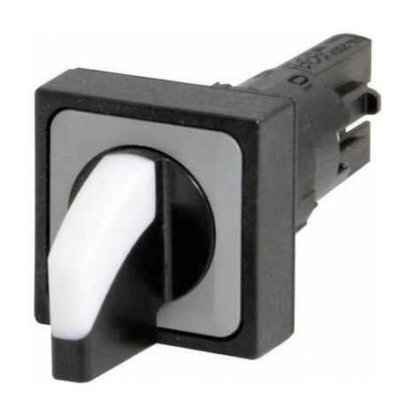 Commutateur rotatif 2 positions blanc à accrochage EATON Q18WK1R