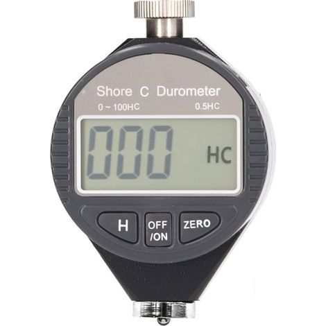 Appareil de mesure de dureté digital portable 0-100 Shore A/C/D, duromètre LCD pour élastomère, pneumatique, matière plastique, thermoplastique, sol (C) (1/5)