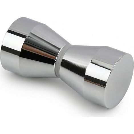 Sollbry 1 Pièces Poignée Porte Douche, Poignées de Portes Poignée de Porte Rondes en Alliage D'aluminium Bouton de Porte de Douche en Verre pour Salle(30mm) (1/5)