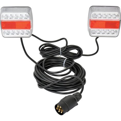 Kit ECLAIRAGE DE REMORQUE LED MAGNETIQUE (1/4)
