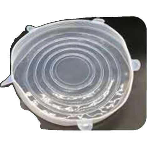 Tapas de silicona elásticas, diseño flexible, resistentes al calor, 35 cm (1/2)
