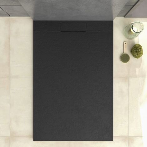 Receveur de douche Quartz 70x130cm Noir Ral-9005 (1/4)