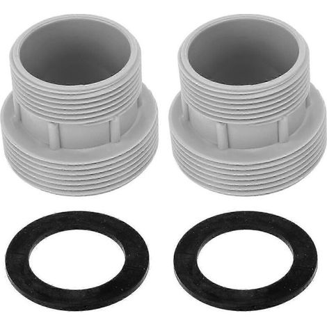 Adaptateur de tuyau de piscine universel en plastique avec joints de connexion pour pompe de filtration Intex 4560 et 58254 NO.32 (1/5)