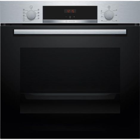 Horno. 60 cm²+. 7 modos de cocción. EcoClean. Pantalla roja. Acero inoxidable. - HBA534BS3 - Bosch -