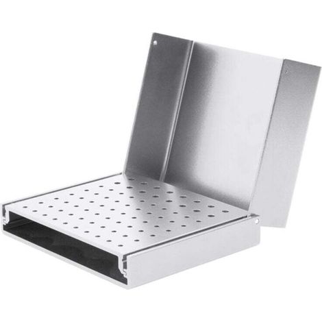 Boîte de rangement pour fraises 76 trous en alliage d'aluminium, stérilisateur pour autoclave, argent
